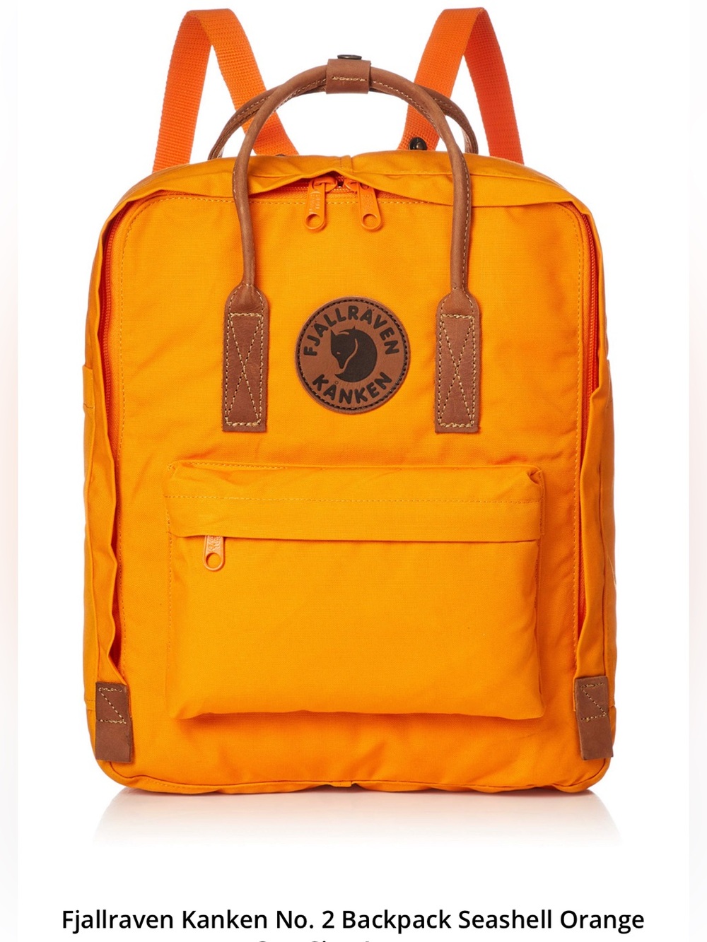 ✨ISO✨ DO NOT BUY - Backpack Fjällräven Kånken No. 2 in Seashell Orange (NEON!)